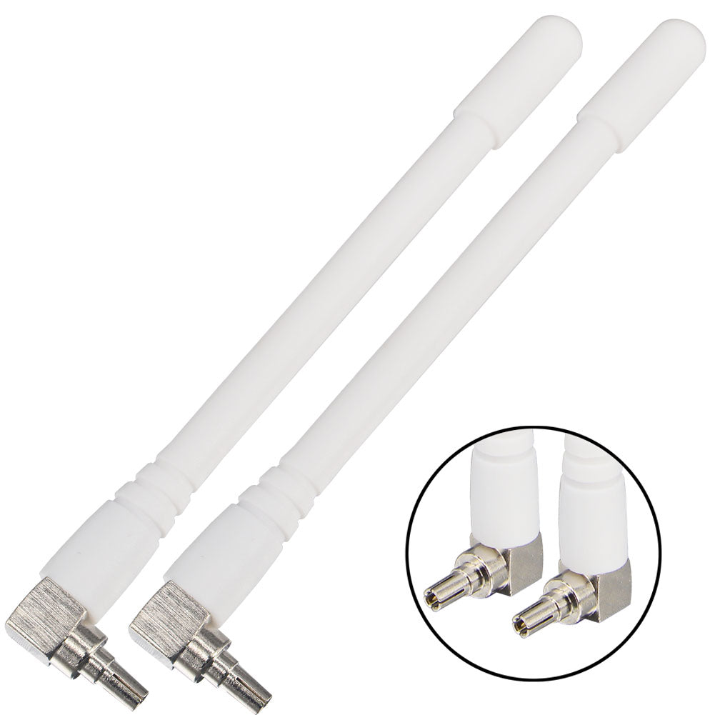 4G LTE Antenna 3G 4G Aerial 3dBi Mini External CRC9 Antenna for MiFi Mobile Hotspot Router USB Modem Dongle Jetpack Air Card AC791L 8800L 7730L Netgear LB1121 Nighthawk M1 MR1100 770S Pack of 2