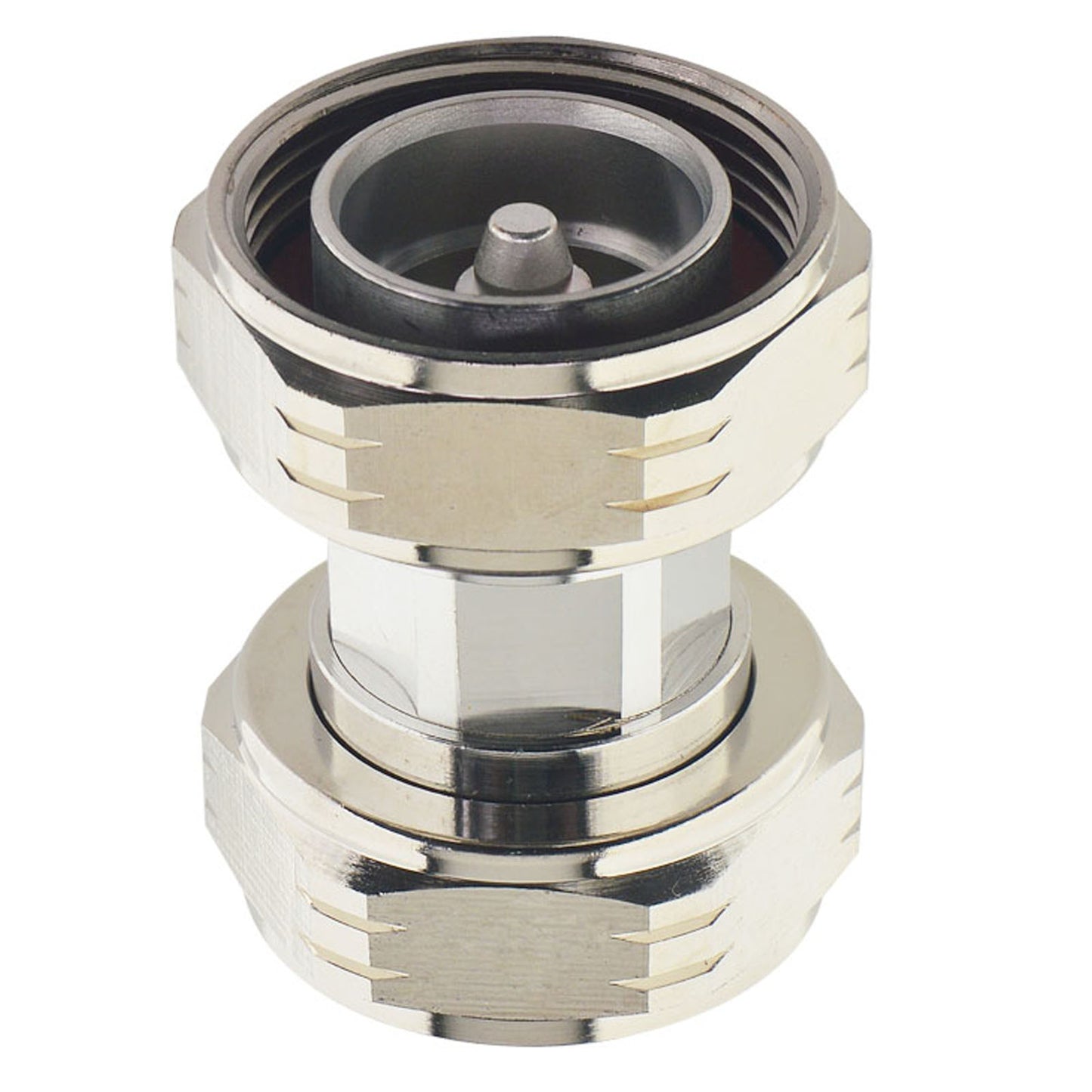 onelinkmore L29 7/16 DIN Male Plug to 7/16 DIN Male Plug Adapter Converter 7/16 DIN Adaptor for Communication Network, RF Microwave Adapter Coax