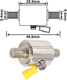 onelinkmore Lightning Arrestor F Type Coax Female to Female DC-3GHz 75 Ohm Lightning Surge Protector with 90V Gas Tube Surge Arrester