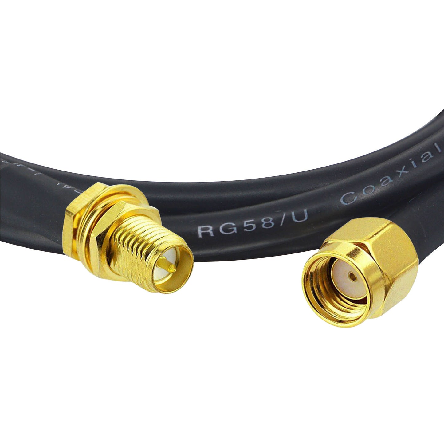 RP SMA Male to RP SMA Female Plug Connector Extension Cable RG58