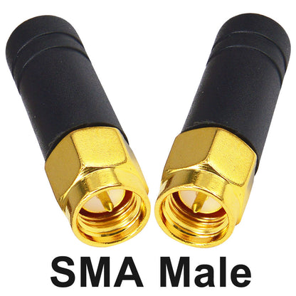 2.4 GHz Mini FPV WiFi Antenna, SMA Male, RHCP, for Racing Drones & Wireless Modules, 2-Pack