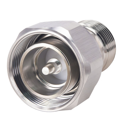 onelinkmore 4.3/10 Mini DIN Connector Male to N Female Adapter Teflon 0-6GHz Connector 4.3-10 Mini DIN Male Adapter