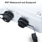 50 sets RJ45 socket panel mount IP68 Waterproof wire connectors M19 connector adapter