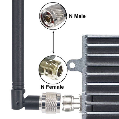 Cell Signal Booster Antenna 4G LTE Antenna Cellular 5dB Indoor Omni-Directional Whip Antenna 698-960Mhz/1700-2700Mhz 3G 4G LTE Aerial N Male Connector for Wireless Router Hotspot Pack of 2