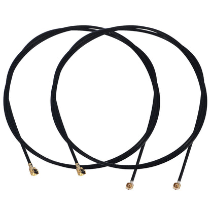 U.FL Male to Female Low-Loss WiFi Antenna Extension Cable, 23 in, for RF Modules, 2-Pack