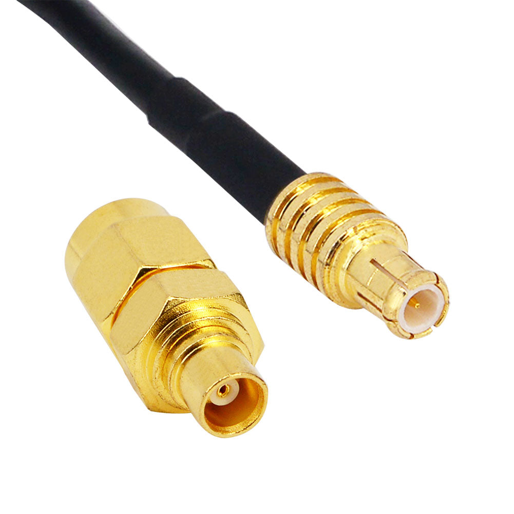 ADS-B Antenna 1090Mhz Antenna MCX Plug 2.5dbi Magnet Base ADS-B Aerial Receiver with RG174 1M &MCX Female to SMA Male Adapter 1090MHz ADS-B RTL SDR Software Defined Radio USB Stick Dongle Tuner