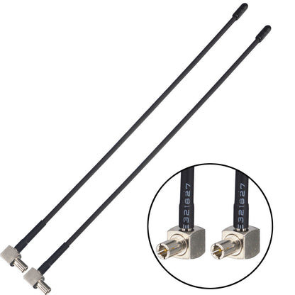 4G LTE 3dBi Soft Mini Whip External TS9 Antenna Router Modem for MiFi Router Cellular Huawei ZTE MiFi Mobile Hotspot Router USB Modem Dongle Jetpack AirCard 8800L 7730L AC791L 6620L Pack of 2