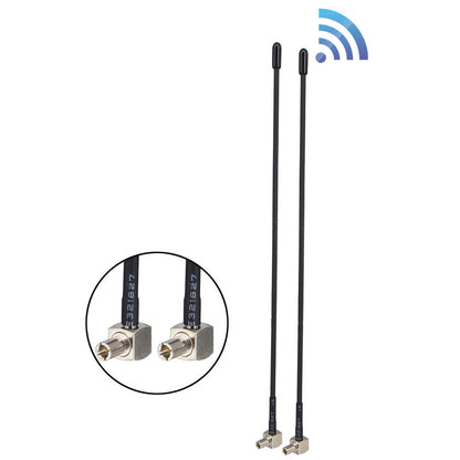 4G LTE 3dBi Soft Mini Whip External TS9 Antenna Router Modem for MiFi Router Cellular Huawei ZTE MiFi Mobile Hotspot Router USB Modem Dongle Jetpack AirCard 8800L 7730L AC791L 6620L Pack of 2