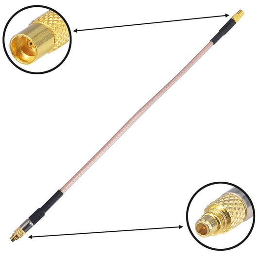 MMCX-MMCX Extension Cord MMCX Male to MMCX Female RG316 Adapter Coaxial Pigtail Cable