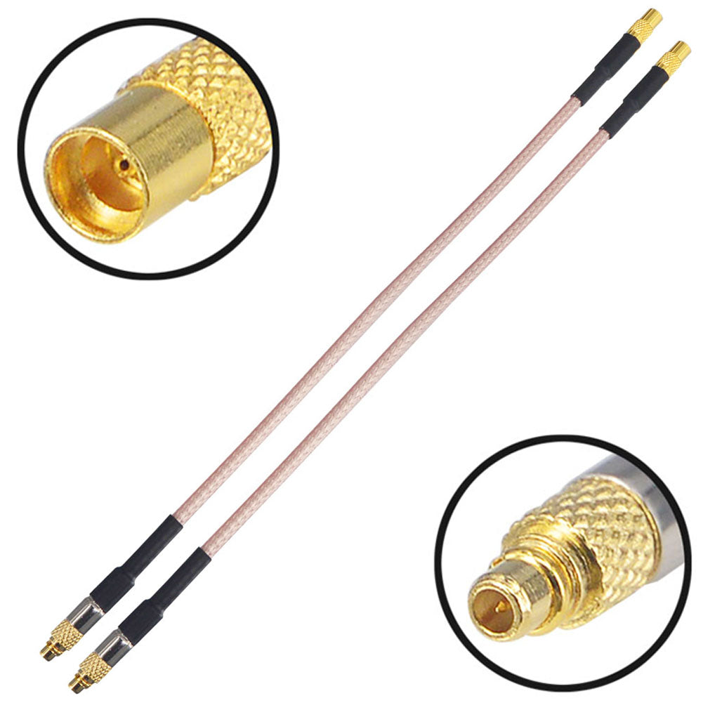 MMCX-MMCX Extension Cord MMCX Male to MMCX Female RG316 Adapter Coaxial Pigtail Cable