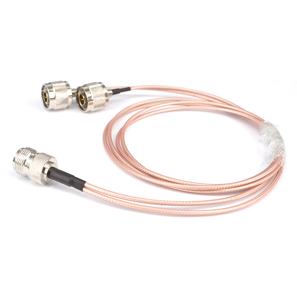 N female to Y type 2X N male Connector Splitter Combiner Cable Pigtail RF Extension RG316  Cable