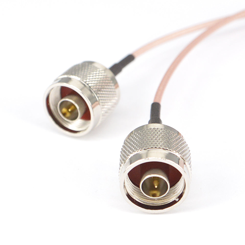 N female to Y type 2X N male Connector Splitter Combiner Cable Pigtail RF Extension RG316  Cable