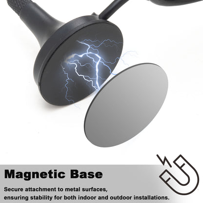 433MHz High Gain Antenna with 6.56FT Low-Loss RG58 Cable - SMA Male Magnetic Base for Garage Gate Opener, Metal Building Signal Booster, RTL-SDR, Raspberry Pi, CC1101 Home Sensor