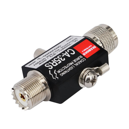 PL259 SO239 UHF Male to Female Connector Two Way Radio Repeater Coaxial Lightning Outdoor Antenna Arrester Surge Protector