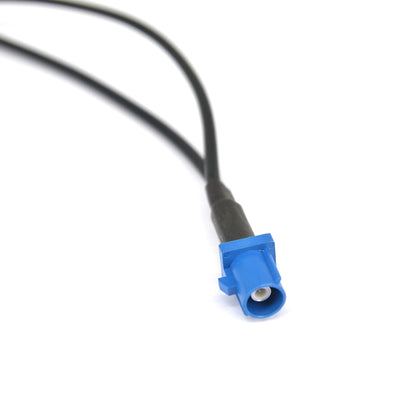 onelinkmore Fakra C Male to Two Fakra C Female Conversion Radio Fakra Extension RG174 Pigtail Cable