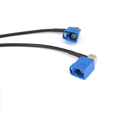 onelinkmore Fakra C Male to Two Fakra C Female Conversion Radio Fakra Extension RG174 Pigtail Cable