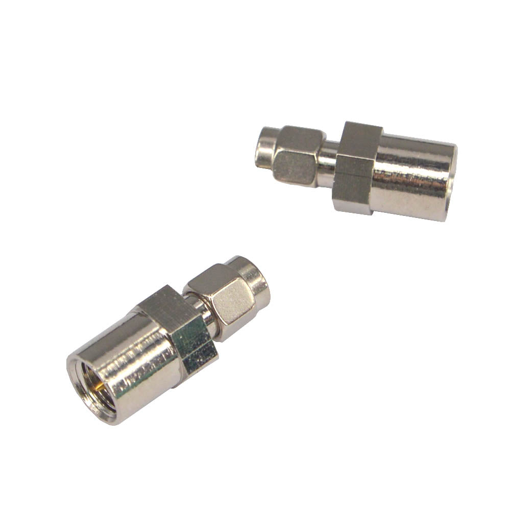2 Pieces RP SMA Male to FME Male Straight RF Coaxial Adapter Connector FME to SMA Adapter
