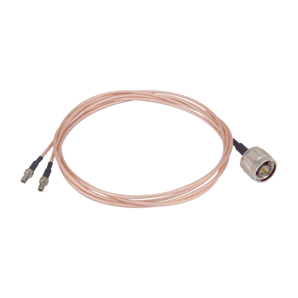 N male to Y type 2X TS9 male Straight Connector Splitter Combiner Cable Pigtail RF Extension RG316 1M Cable