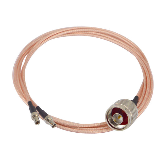 N male to Y type 2X TS9 male Straight Connector Splitter Combiner Cable Pigtail RF Extension RG316 1M Cable