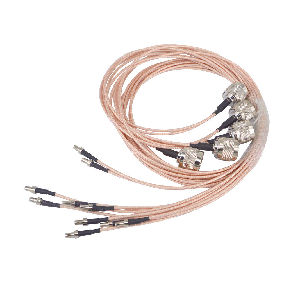 N male to Y type 2X TS9 male Straight Connector Splitter Combiner Cable Pigtail RF Extension RG316 1M Cable