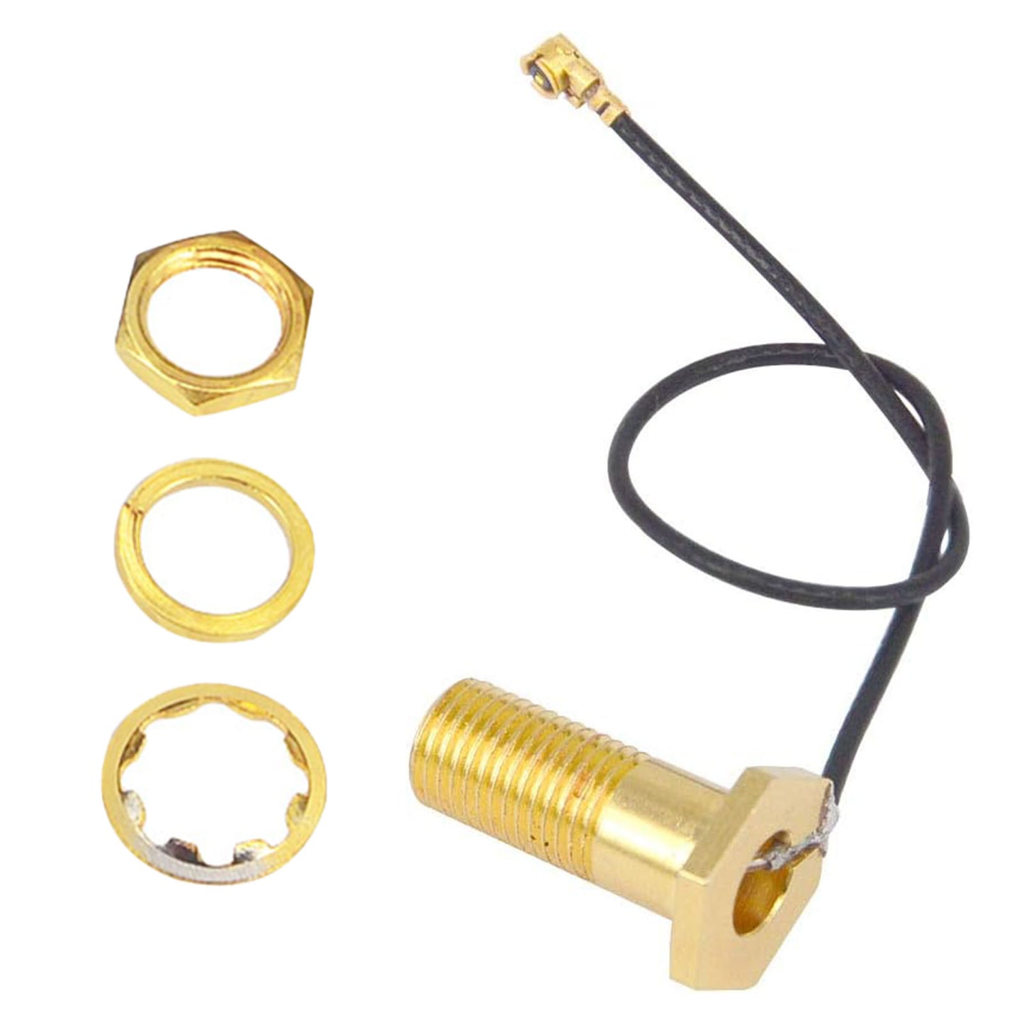 onelinkmore UFL to RP-SMA Female with 1.13mm Antenna WiFi Pigtail for Modify DJI Mavic Pro Remote to Accept Any Standard 2.4 GHz SMA Style Pack of 2