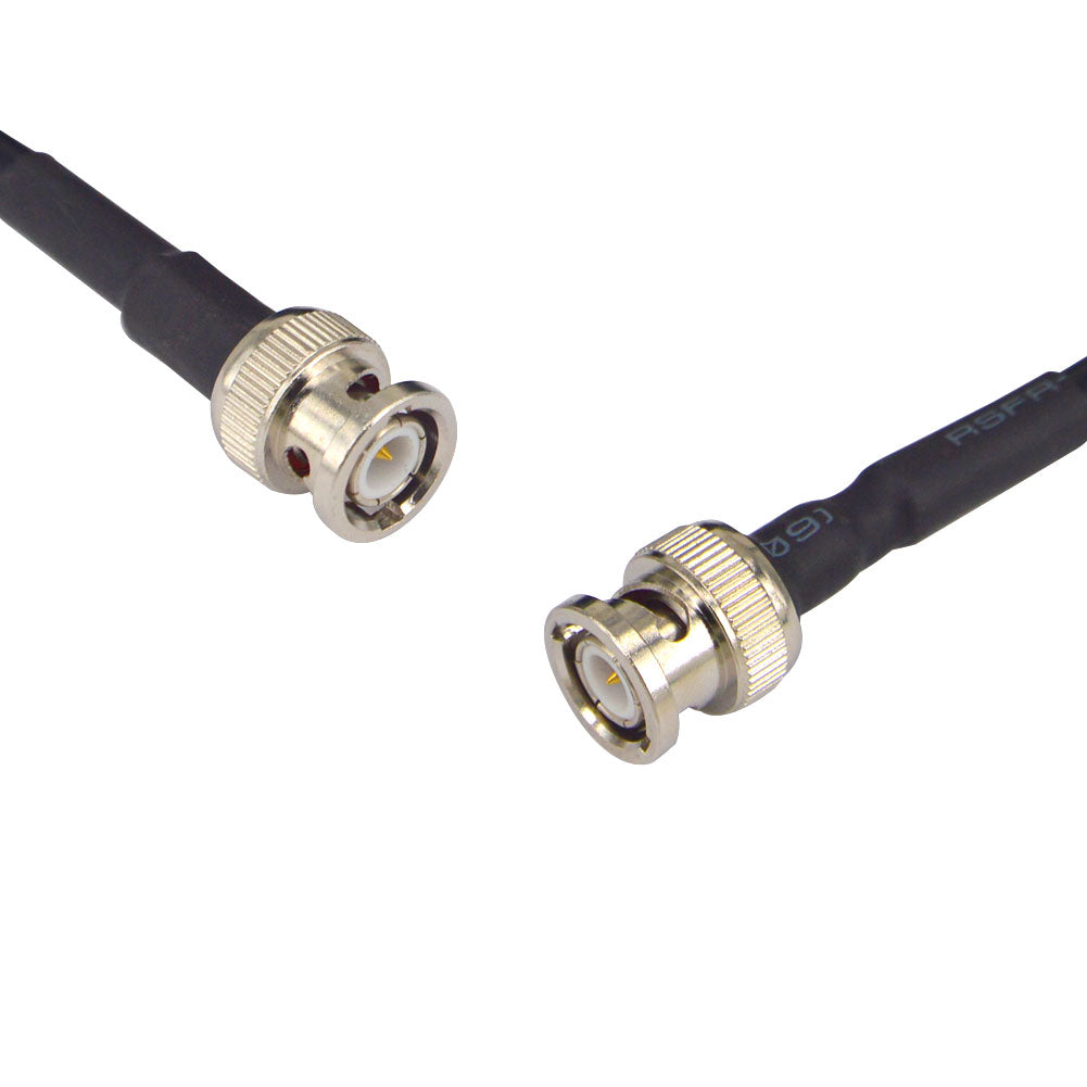 RG8X Coax Coaxial Antenna Cable BNC Male to BNC Male Connectors 50 OHM Jumpers Amateur CB Radio Antenna Cable Wire