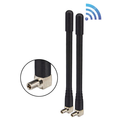 4G LTE 3dBi External TS9 Antenna Mini Soft Whip TS9 Antenna for MiFi Mobile Hotspot Router USB Modem Dongle Jetpack Air Card AC791L 8800L 7730L Netgear LB1120 LB1121 LB2120 Nighthawk M1 Pack of 2