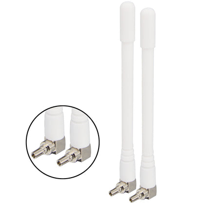 4G LTE Antenna 3G 4G Aerial 3dBi Mini External CRC9 Antenna for MiFi Mobile Hotspot Router USB Modem Dongle Jetpack Air Card AC791L 8800L 7730L Netgear LB1121 Nighthawk M1 MR1100 770S Pack of 2