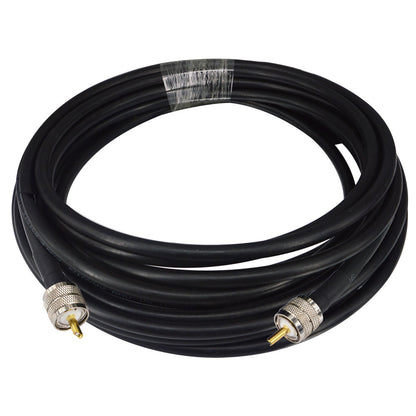 RG8 Coax Coaxial Antenna Cable UHF Male to UHF Male Connectors 50 OHM Jumpers Amateur CB Radio Antenna Cable Wire