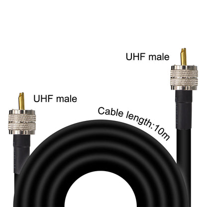 RG8 Coax Coaxial Antenna Cable UHF Male to UHF Male Connectors 50 OHM Jumpers Amateur CB Radio Antenna Cable Wire