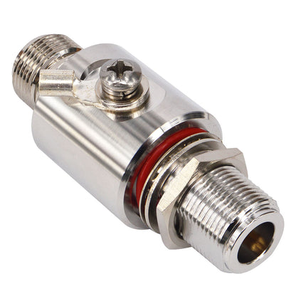 N Type Coaxial Lightning Arrestor N Female to Female 50 Ohm Lightning Surge Protector with 90V Gas Tube DC-3GHz…
