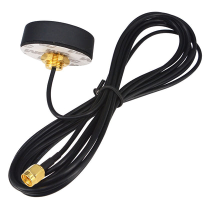 4G LTE Antenna SMA Male Omni-Directional Outdoor Screw-Mount Antenna 700-2700 MHz Cellular Antenna Mushroom Shape Screw Mount 4G LTE Aerial Adhesive and Magnet Mount for Routers External Antenna