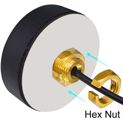 4G LTE Antenna SMA Male Omni-Directional Outdoor Screw-Mount Antenna 700-2700 MHz Cellular Antenna Mushroom Shape Screw Mount 4G LTE Aerial Adhesive and Magnet Mount for Routers External Antenna