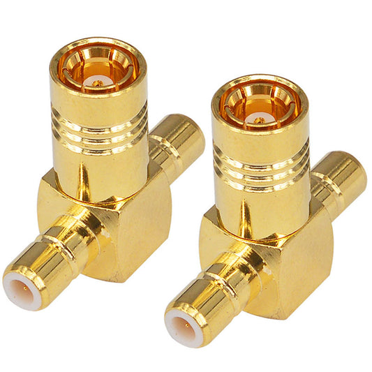 2 Pieces Satellite Radio FAKRA Antenna Adapter SMB Female to Dual SMB Male Connector Sirius XM Radio Factory Antenna Adapter