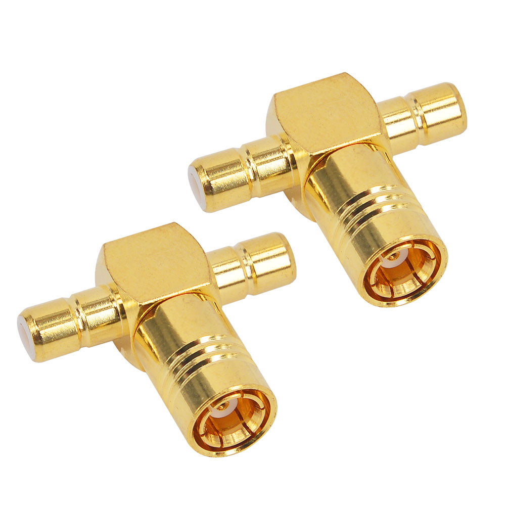 2 Pieces Satellite Radio FAKRA Antenna Adapter SMB Female to Dual SMB Male Connector Sirius XM Radio Factory Antenna Adapter