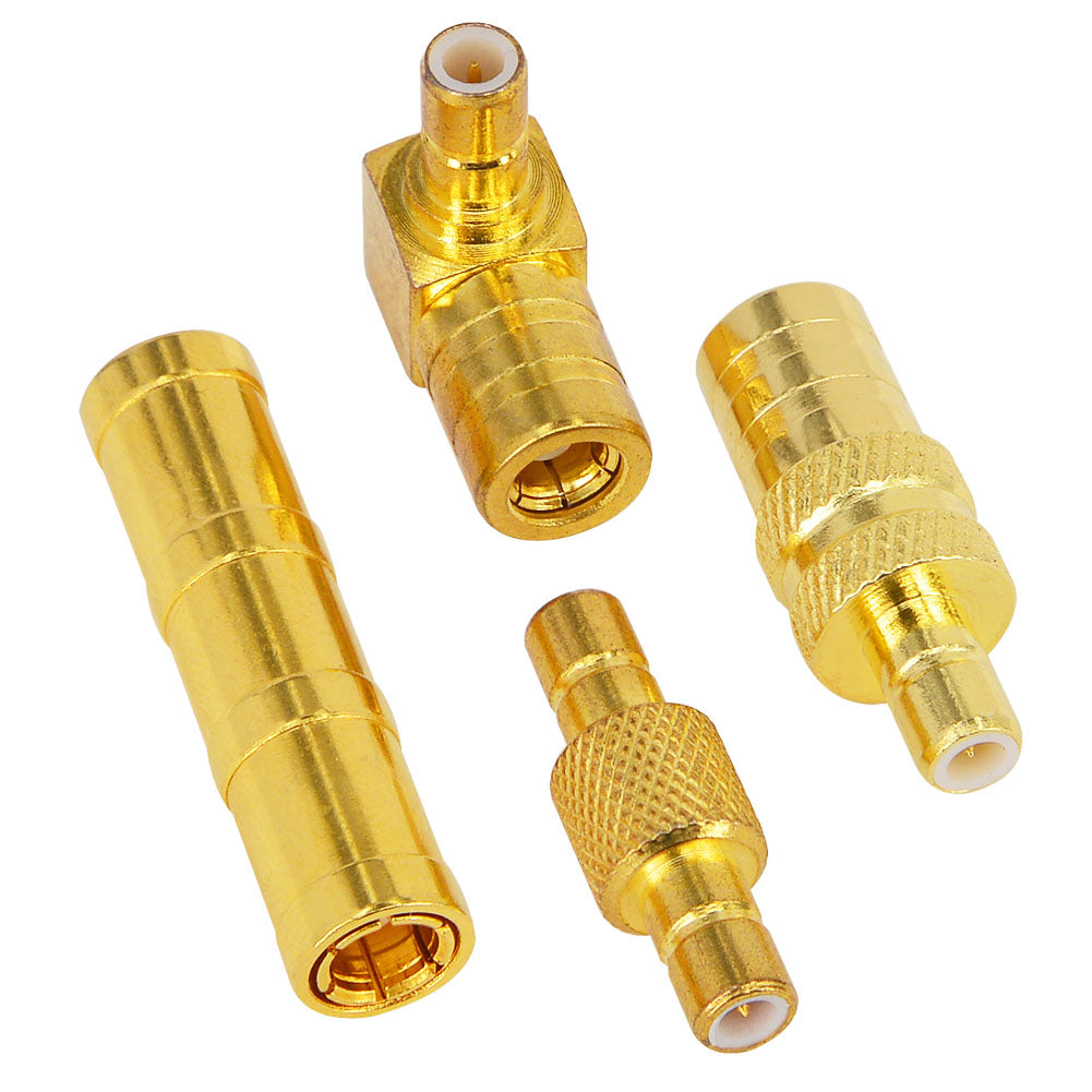 SMB to SMB Antenna Adapter Kit 4 Type SMB Male Female Coax Adapter for Car Truck Satellite Radio DAB Radio Antenna