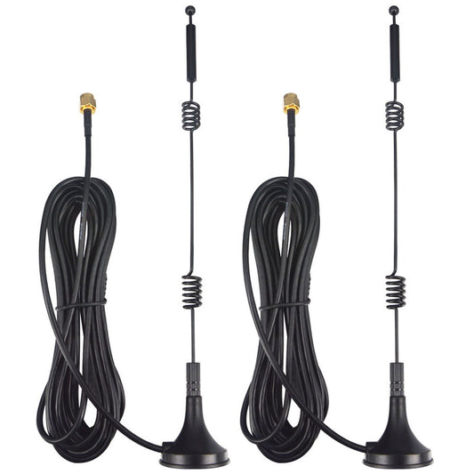 Dual Band WiFi Antenna 2.4GHz 5GHz 5.8GHz 8dBi Magnetic Base MIMO High gain Dual-Band Antenna SMA Male Antenna for WiFi Router Wireless Router Gateway Network Card USB Security IP Camera Pack of 2