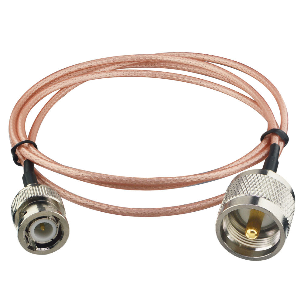 CB Radio Antenna Extension Cable PL-259 UHF Male to BNC Male Plug RG316 Coax Cable for CB Antenna CB Aerial Ham Radio