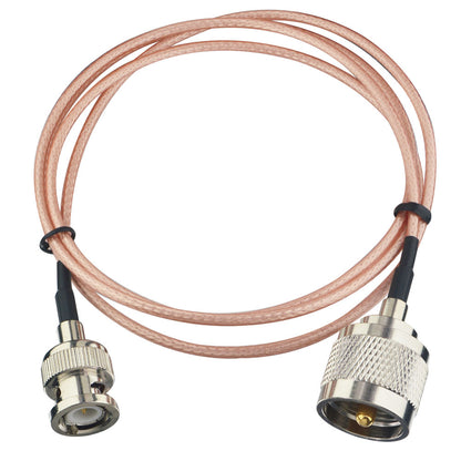 CB Radio Antenna Extension Cable PL-259 UHF Male to BNC Male Plug RG316 Coax Cable for CB Antenna CB Aerial Ham Radio