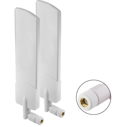 5G Antenna Bendable 600-6000Mhz 12dbi Omni 5G LTE SMA Male WiFi 3G 4G GSM Full Frequency Omni Aerial Ultra-wideband 5G Antennas Booster Modem for Module Router Tp Link Signal Receiver Pack of 2