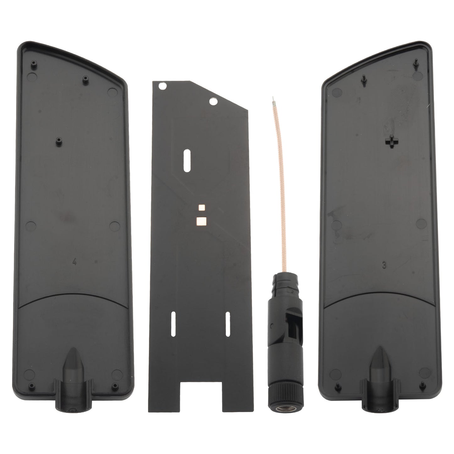 ONELINKMORE 5G LTE Antenna DIY Assembly Kit, 600-6000MHz 12dBi Wideband Omnidirectional Antenna Components with SMA Male Connector for Cellular Router, Modem and Gateway, Pack of 2, Unassembled