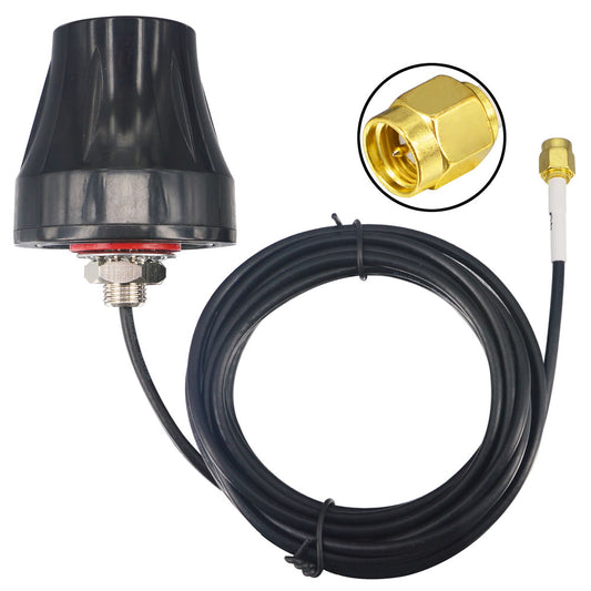 4G LTE Outdoor Antenna Wall Mount Waterproof SMA Male Trail Camera Antenna for Verizon AT&T T-Mobile Moultrie Cell Signal Booster Sprint Router Gateway Modem Cellular Trail Camera Game Cam Camera