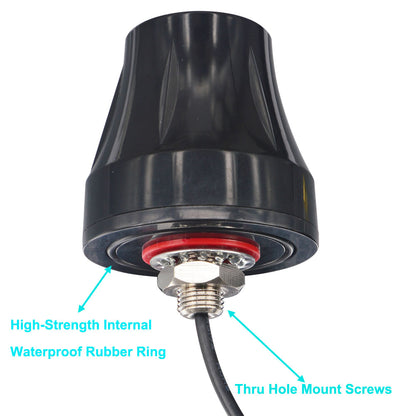 4G LTE Outdoor Antenna Wall Mount Waterproof SMA Male Trail Camera Antenna for Verizon AT&T T-Mobile Moultrie Cell Signal Booster Sprint Router Gateway Modem Cellular Trail Camera Game Cam Camera