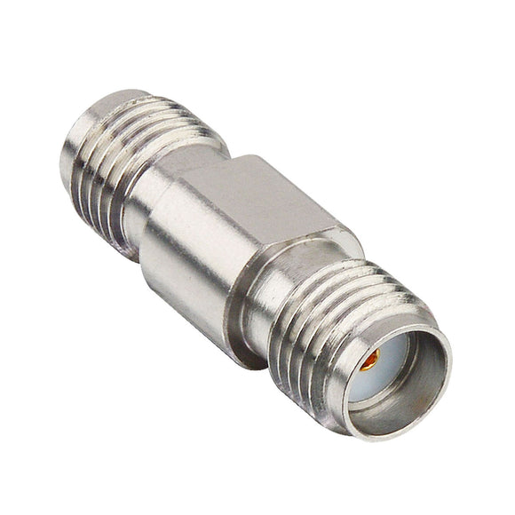 onelinkmore Precision SMA Type Adapter SMA Female to SMA Female DC to 18GHZ Test Connector Stainless Steel 50ohm RF Coaxial Adapter