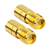 Coaxial Terminators DC to 6GHz RP SMA Female Connector DC Block in-Line RF Coaxial Matched Terminator Termination Load 50 Ohm RP SMA Terminator Blocks DC Voltage 1W from RF Test Equipment Pack of 2