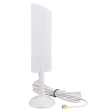 Ultra-wideband 5G Antennas 8dBi 600-6000MHz Outdoor 5G Antenna Omni Aerial Antennas with Magnetic Base SMA Male RG174 5M Cable for PCIE Network Card Router External Antenna Wireless Network Reception