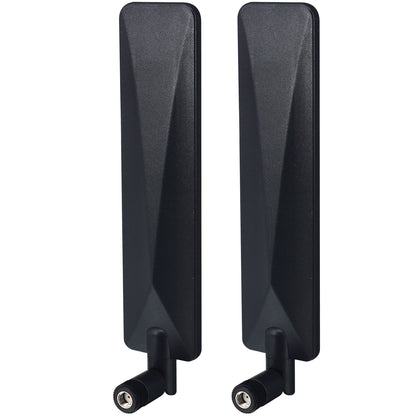 WiFi Antenna Dual Band 2.4GHz 5.8GHz 12 DBI RP-SMA Router Omni Antenna for PCI-E WiFi Router Computer Wireless Network Card USB Camera Router Hotspot PC Desktop Repeater FPV UAV Drone Pack of 2