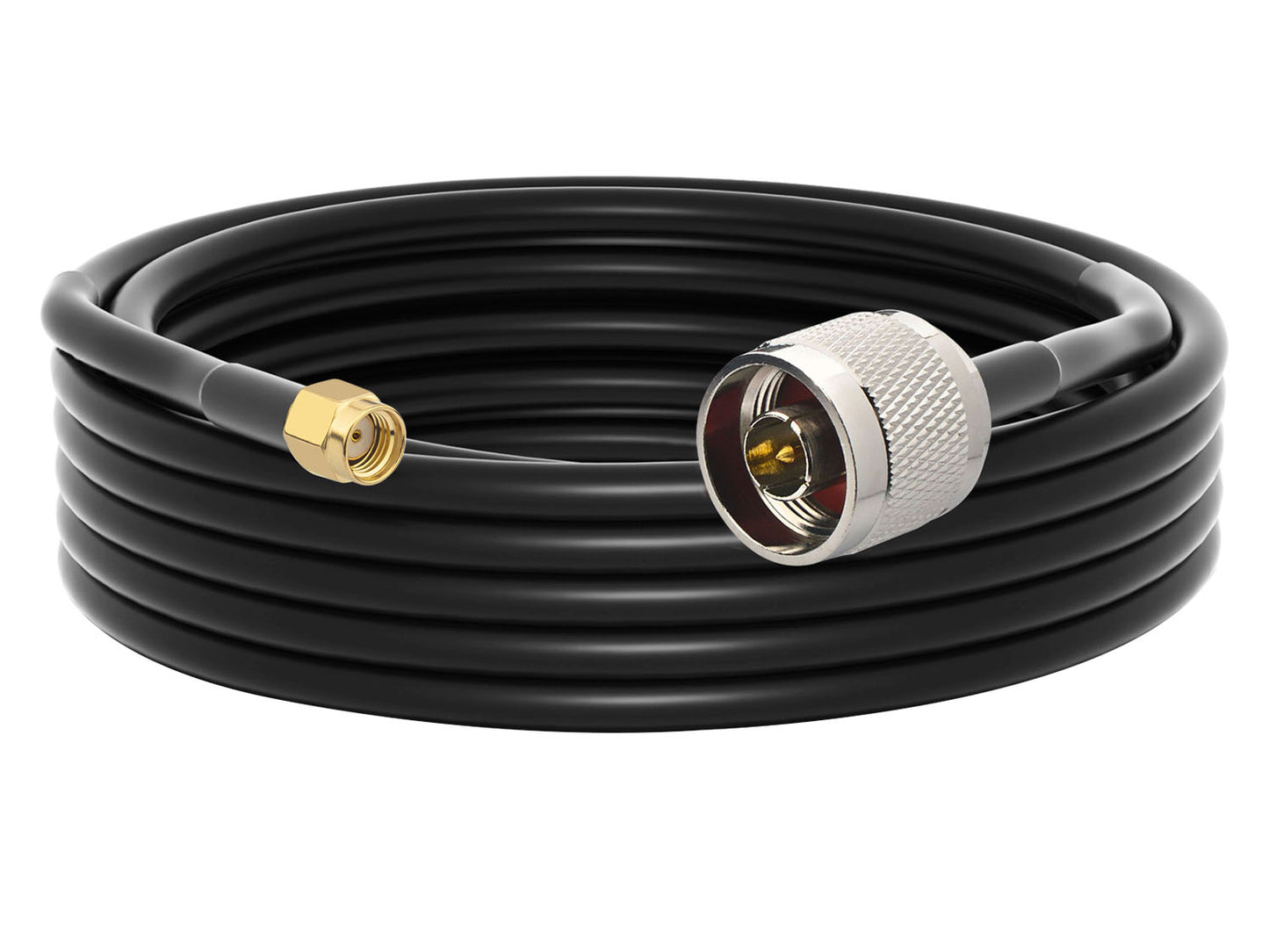 LoRa Antenna 915MHz 5.8dBi Complete Kit — 16ft T240 Low-Loss Cable, Lightning Arrester & Waterproof Tape for Meshtastic, Helium IoT, Heltec V3/V4, RAK, Bobcat, SenseCAP, Nebra, ESP32