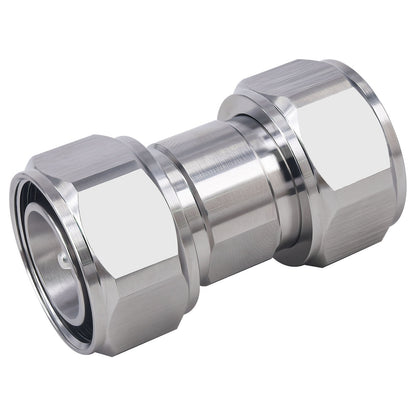 onelinkmore 4.3/10 Mini DIN Connector Male to 4.3/10 Mini DIN Male Adapter Teflon 0-6GHz Connector 4.3-10 Mini DIN Male Adapter