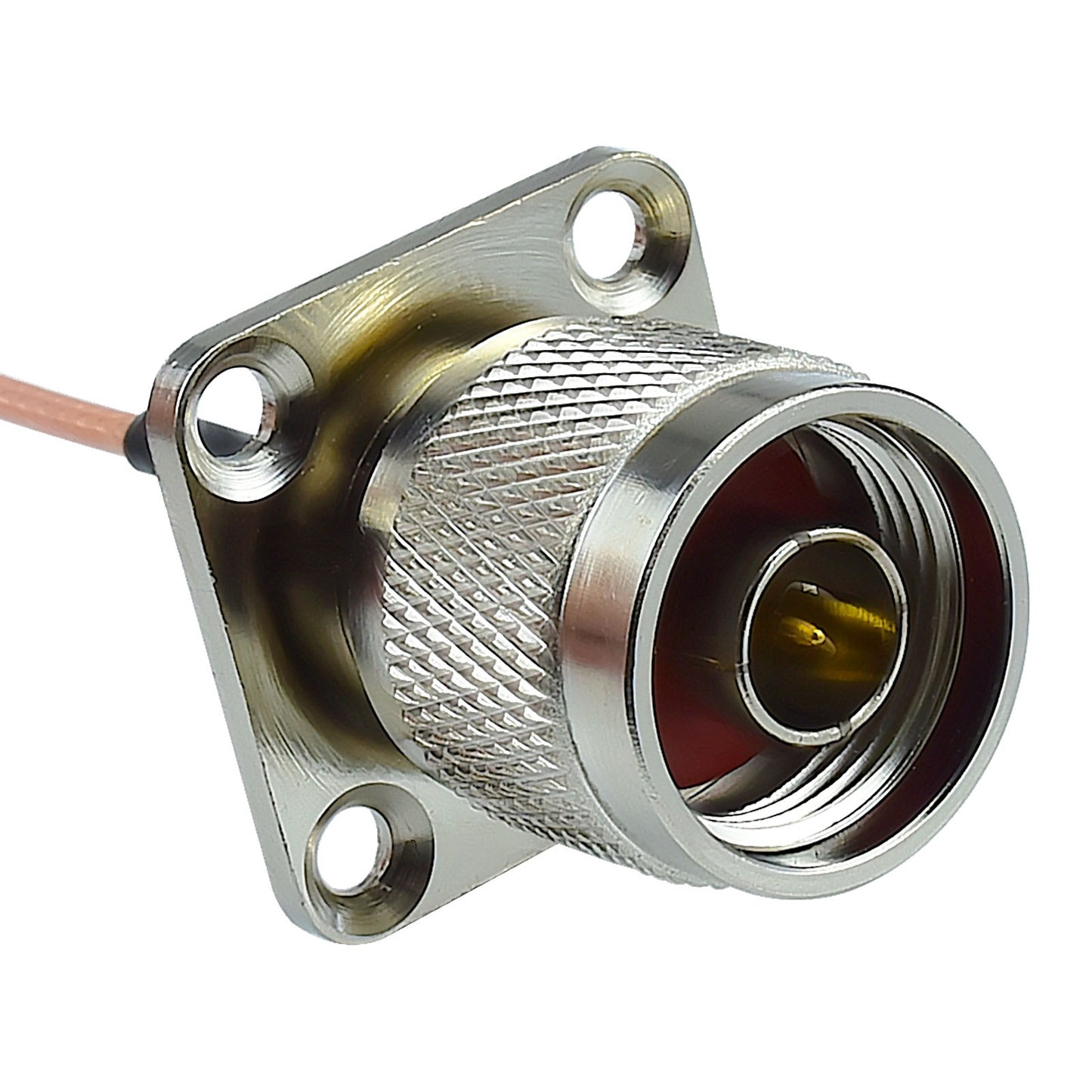 N Type Male Coaxial Cables U.FL to N Male RG178 N Type 4 Hole Flange Panel Coax Cable for T Mobile Router Mimo External Antenna Network Cards Wi-Fi WLAN Repeater Custom Meshtastic Nodes Pack of 2